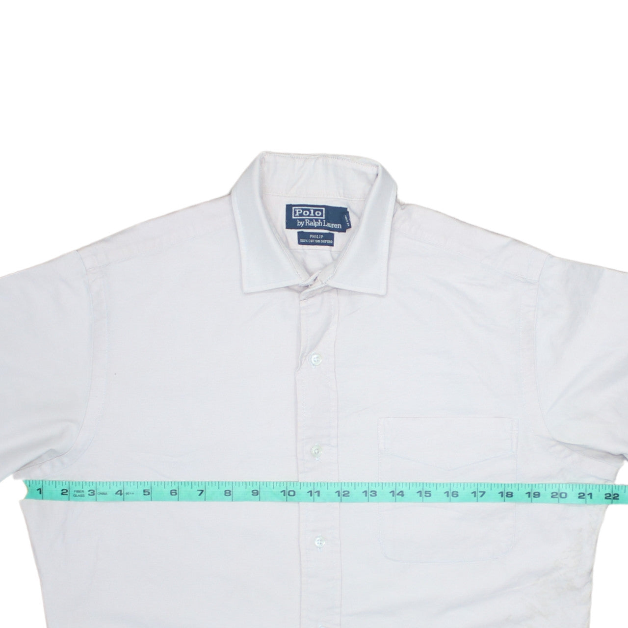 Ralph Lauren Men's White Oxford Button-Down Shirt Size 15 Classic Fit