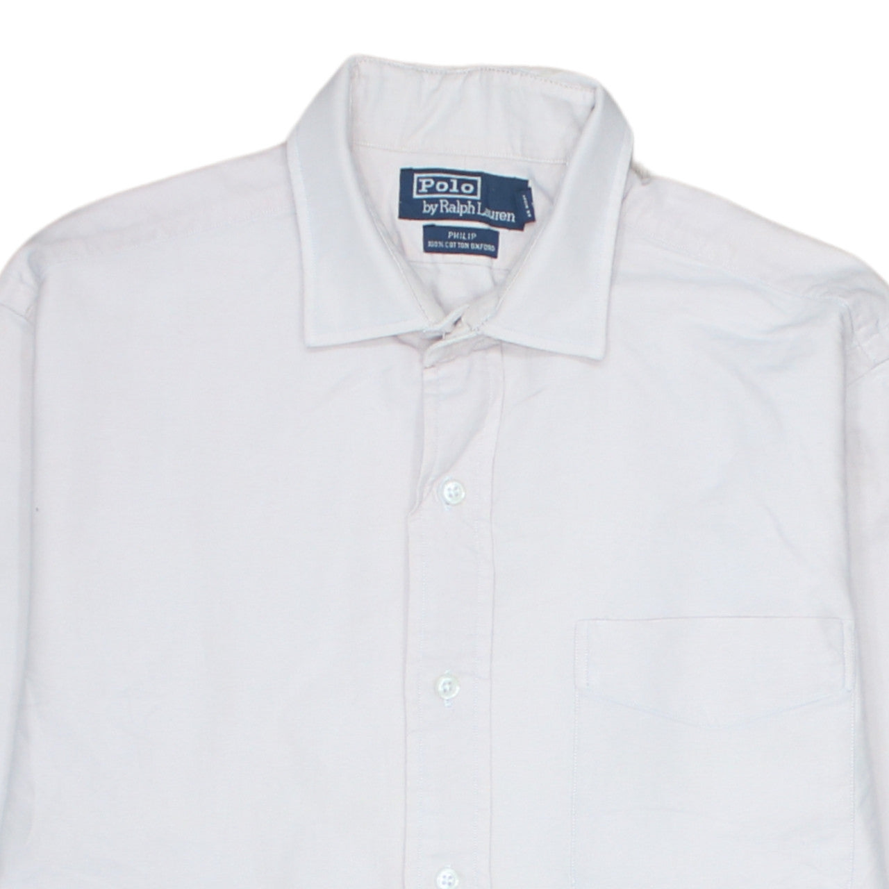 Ralph Lauren Men's White Oxford Button-Down Shirt Size 15 Classic Fit