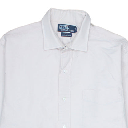 Ralph Lauren Men's White Oxford Button-Down Shirt Size 15 Classic Fit