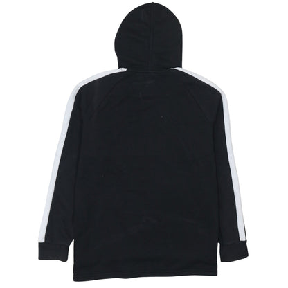Puma Women's Black Logo Pullover Hoodie Size 14 Lined Cotton Blend
