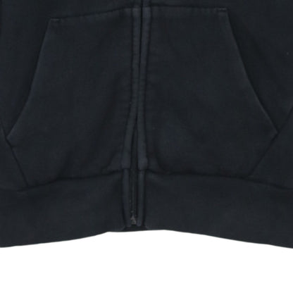 Puma Women's Black Full Zip Hoodie Size 10 Cotton Blend