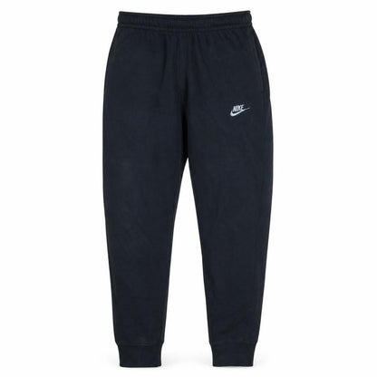 Front view of Nike Men's Black Jogger Trousers M Regular Fit Fleece