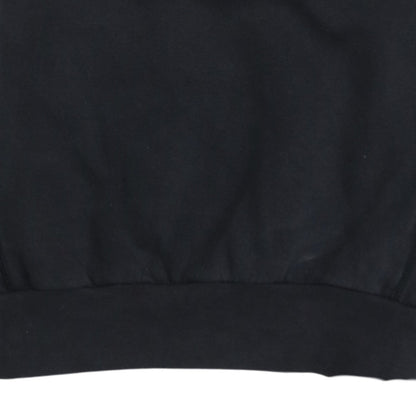 Lotto Mens Black Logo Pullover Sweatshirt Size M Italian Design