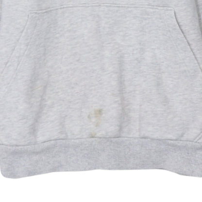 Puma Women Grey Hooded Pullover Hoodie UK 8 with Logo Print