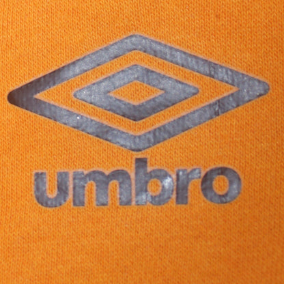 Umbro Boys Gold & Black Full Zip Hoodie Size 158 Football Club Logo