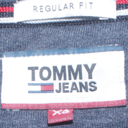 Tommy Jeans Men's Blue Regular Fit Crew Neck Sweatshirt XS