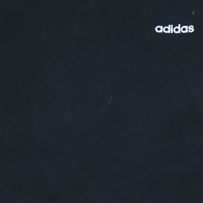 Adidas Men's Black XL Pullover Crew Neck Sweatshirt with Stripe Logo
