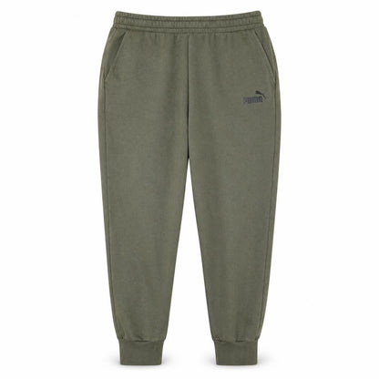 Puma Men’s Green XL Jogger Sweatpants Fleece Cuffed Tapered