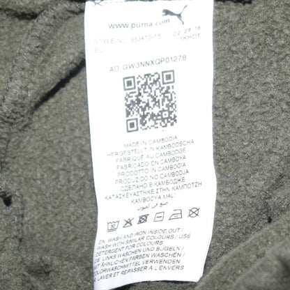 Puma Men’s Green XL Jogger Sweatpants Fleece Cuffed Tapered