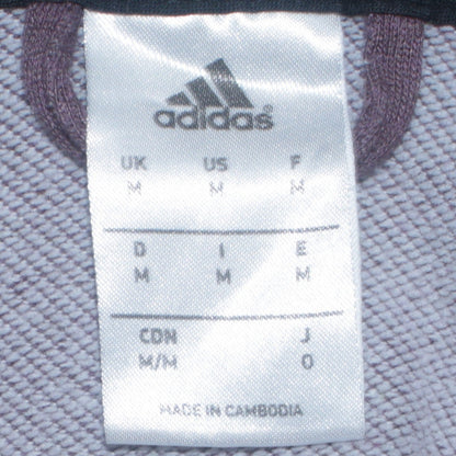 Adidas Men's Purple Full Zip Hoodie Size M Regular Fit