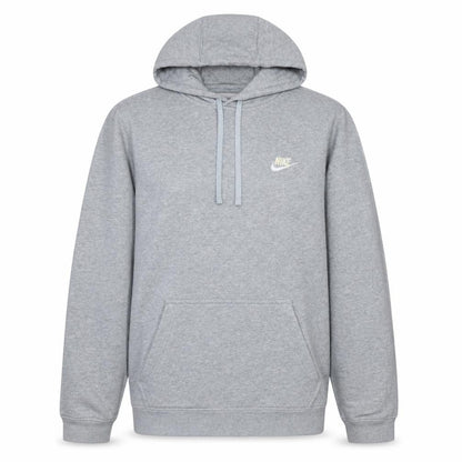 Nike Men's Grey Pullover Hoodie Small Fleece Logo Sweatshirt