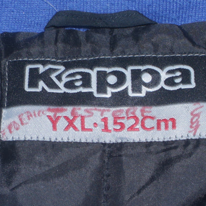 Kappa Boys Blue Hooded Puffer Jacket 152cm Winter Football Coat
