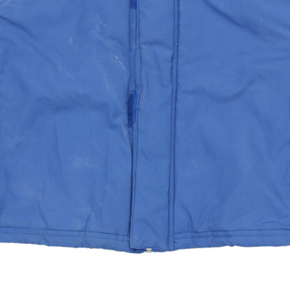Kappa Boys Blue Hooded Puffer Jacket 152cm Winter Football Coat