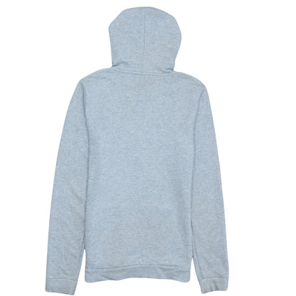 Puma Boys Grey Pullover Hoodie XL 15-16 Years Logo Print Cotton Blend