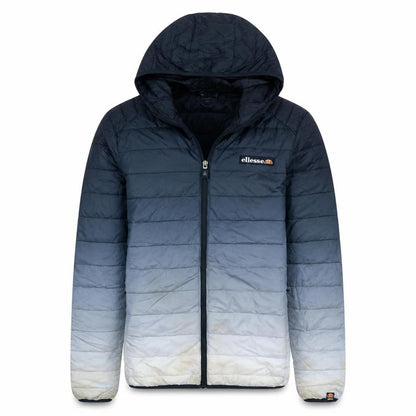 Ellesse Men's Blue Hooded Puffer Jacket Size M Lightweight Casual