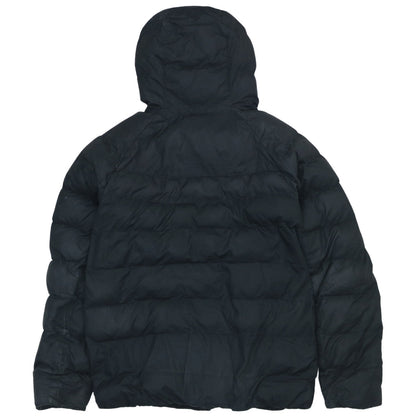 Nike Boys Black Hooded Puffer Jacket Size L 147-158cm Winter Coat