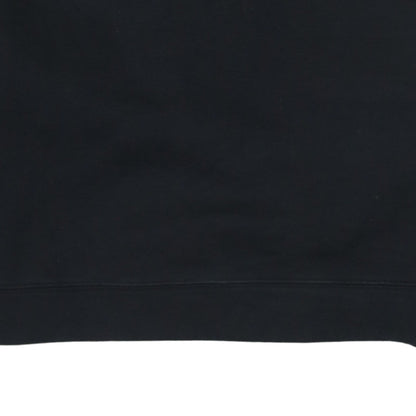Puma Womens Black Small Cropped Crew Neck Sweatshirt