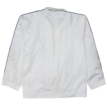 Champion USA Men's White Full Zip Track Sweatshirt M