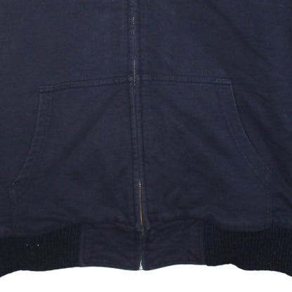 Tommy Hilfiger Men's Blue Full Zip Fleece Lined Hoodie Size L