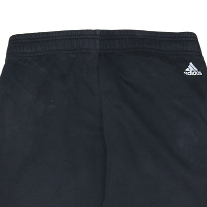 Adidas Womens Black Jogger Sweatpants M Elastic Waist Fleece