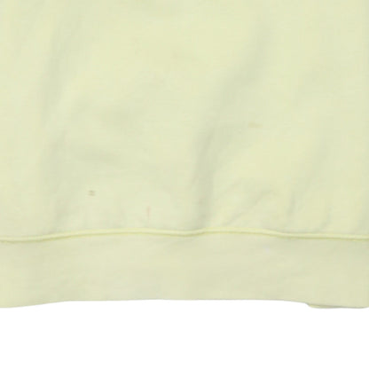 Tommy Hilfiger Men Yellow Logo Pullover Sweatshirt M