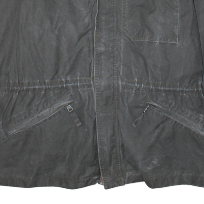 Napapijri Men's Grey Cotton Polyamide Field Jacket L