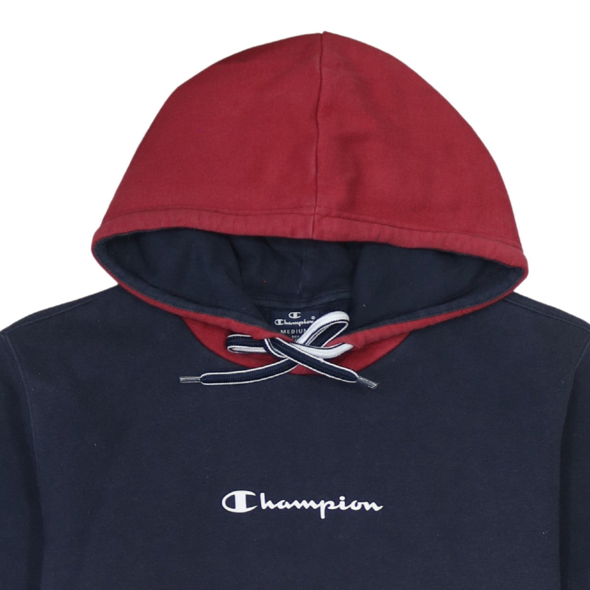 Champion Men's Multicoloured Pullover Hoodie Medium Sports Style