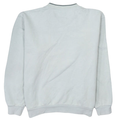 Fila Men's Grey V-Neck Pullover Sweatshirt M Classic Sportswear