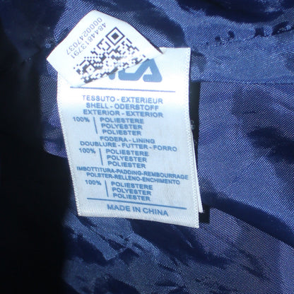 FILA Womens Blue XS Puffer Jacket Hooded Winter Coat