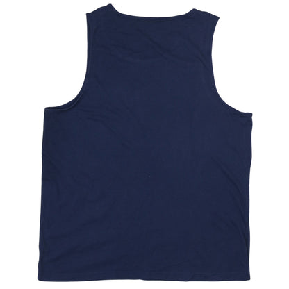 Puma Mens Blue XL Tank Top Sleeveless Jersey Gym Vest