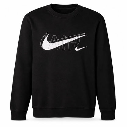 Nike Men Black Small Air Pullover Sweatshirt Crew Neck