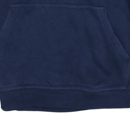 Nike Boys Blue Pullover Hoodie L 147-158cm Cotton Blend Logo Sweatshirt