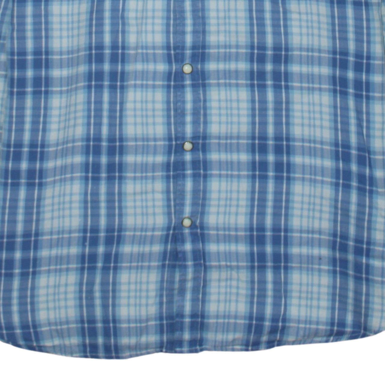 Levi's Men's Blue Plaid Slim Fit Long Sleeve Western Shirt XL