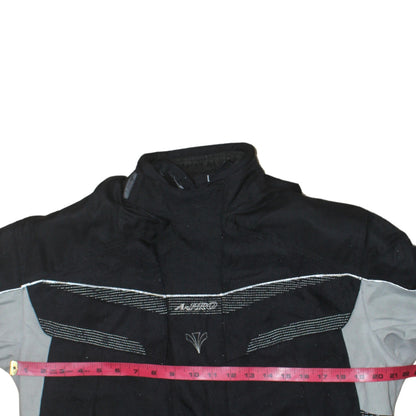 A-Pro Men's Black Motorcycle Jacket L Water Resistant Windproof