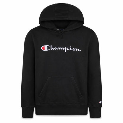 Champion Men's Black Medium Pullover Hoodie Sweatshirt