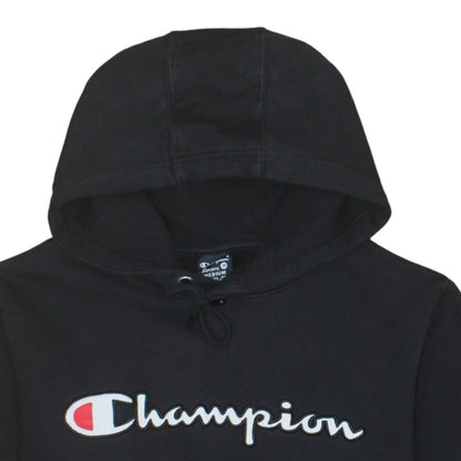 Champion Men's Black Medium Pullover Hoodie Sweatshirt