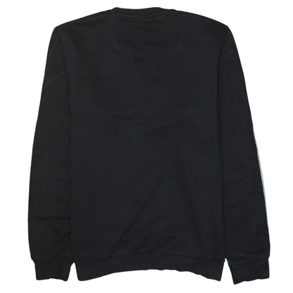 Adidas Men's Black Pullover Sweatshirt M Regular Fit Crew Neck
