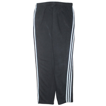 Adidas Men's Black L Jogger Sweatpants with Stripes