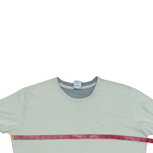 Nike Women Beige Crew Neck Long Sleeve Pullover Sweatshirt L