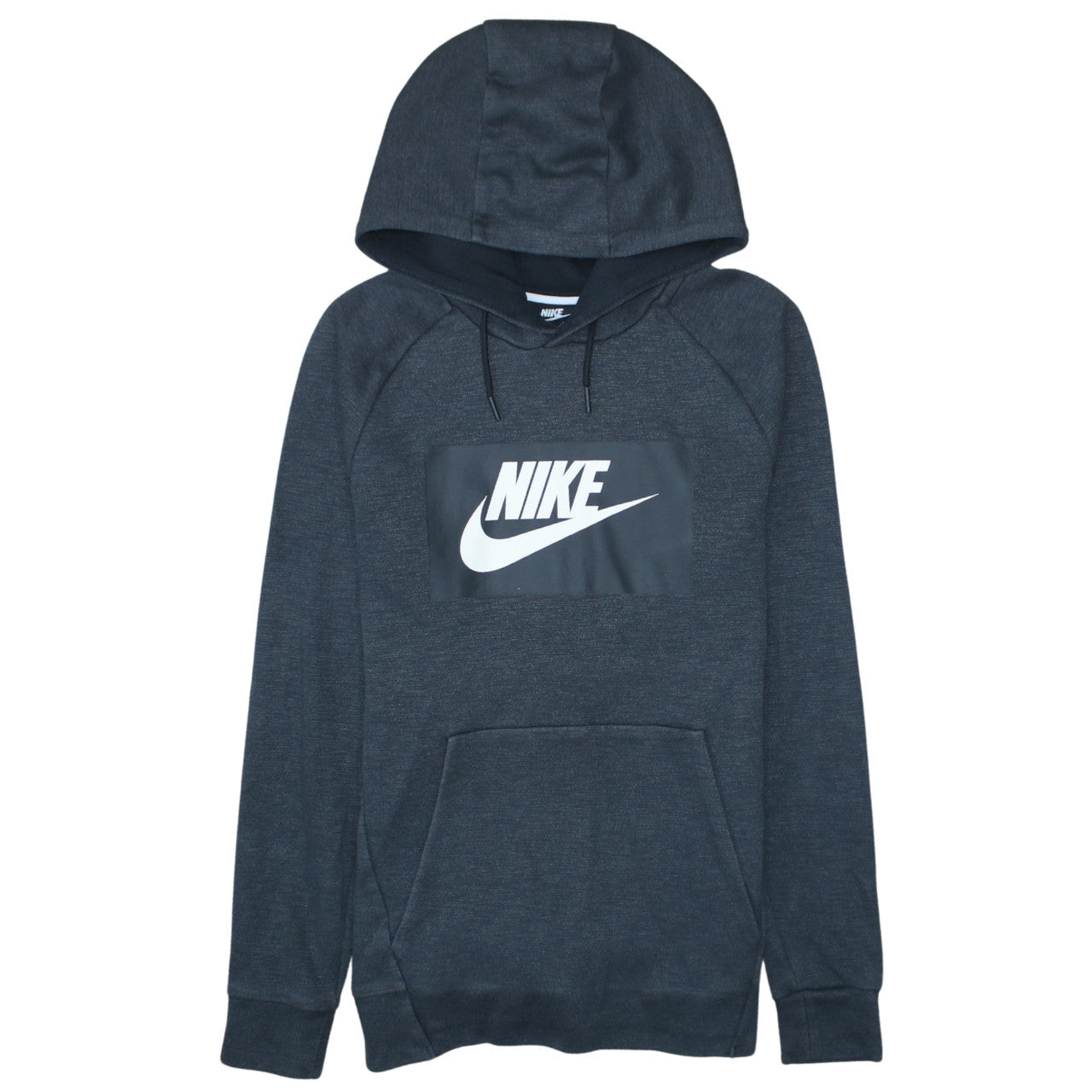 Nike Men's Blue Pullover Hoodie Small Logo Graphic Regular Fit