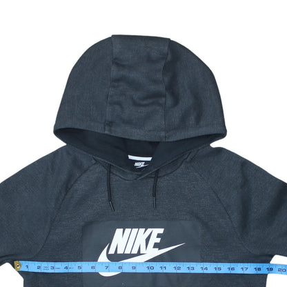 Nike Men's Blue Pullover Hoodie Small Logo Graphic Regular Fit