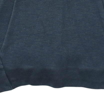 Nike Men's Blue Pullover Hoodie Small Logo Graphic Regular Fit