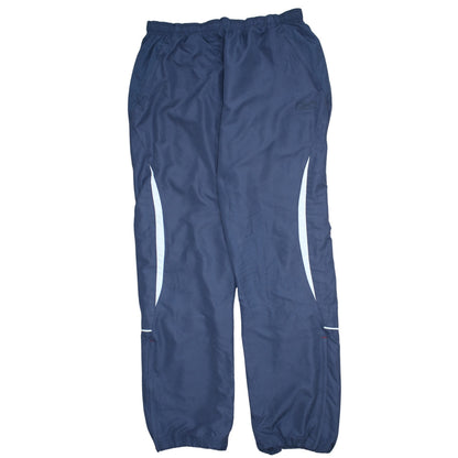 Reebok Men's Blue Jogger Trousers 2XS Elastic Waist Reflective Sports Pants