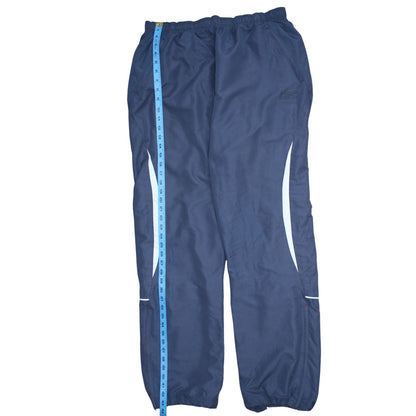 Reebok Men's Blue Jogger Trousers 2XS Elastic Waist Reflective Sports Pants