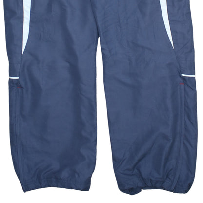 Reebok Men's Blue Jogger Trousers 2XS Elastic Waist Reflective Sports Pants