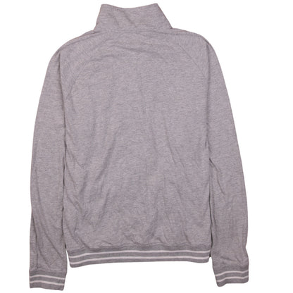 Kappa Men's Grey Red Full Zip Sports Sweatshirt Size L