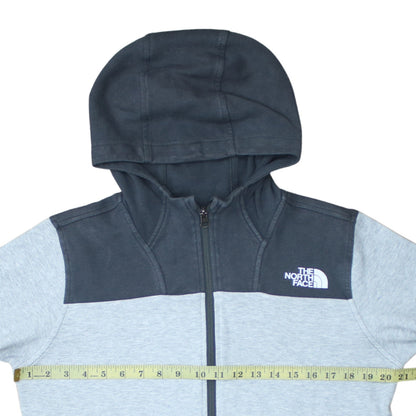 The North Face Boys Grey Colourblock Half Zip Hoodie XL