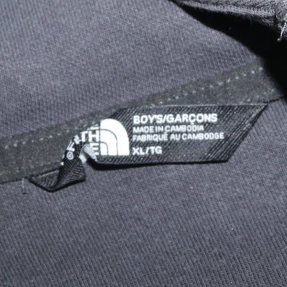 The North Face Boys Grey Colourblock Half Zip Hoodie XL
