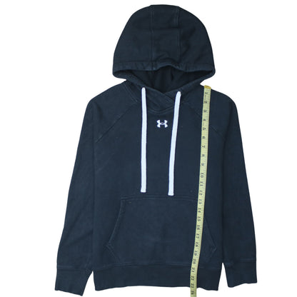 Under Armour Men's Black Small Loose Fit Pullover Hoodie
