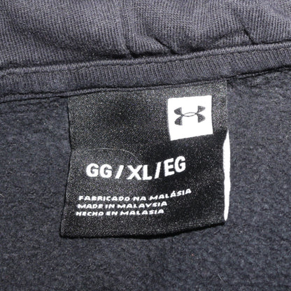 Under Armour Men's Black XL Pullover Hoodie Logo Fleece Sweatshirt